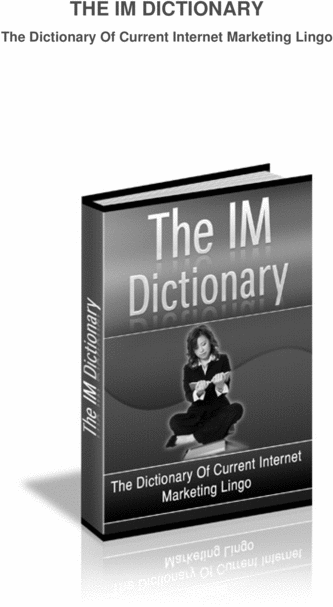 Product picture IM Dictionnary